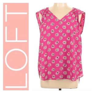 Ann Taylor Loft Sleeveless Lined Blouse Size L